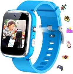 KeBuLe Kids Watch Educational Electronic Toys Touch Screen Smart Watch Toys For 5-10 Year Old Boys Girls Toddler Watch HD Dual Camera Watch Birthday For Kids USB Charging -Folkmanis Toys Shop 51zvPpPYhHL. AC