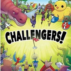 Challengers Card Game | Strategy/Interactive Deck Management Game | Fun Family Game For Adults And Kids | Ages 10+ | 1-8 Players | Average Playtime 45 Minutes | Made By Z-Man Games