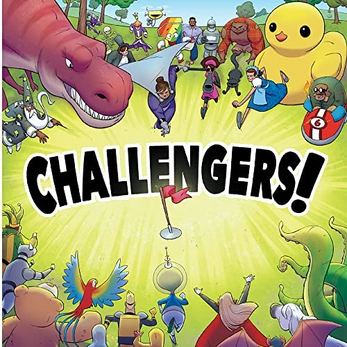 Challengers Card Game | Strategy/Interactive Deck Management Game | Fun Family Game For Adults And Kids | Ages 10+ | 1-8 Players | Average Playtime 45 Minutes | Made By Z-Man Games 3 Challengers Card Game | Strategy/Interactive Deck Management Game | Fun Family Game For Adults And Kids | Ages 10+ | 1-8 Players | Average Playtime 45 Minutes | Made By Z-Man Games