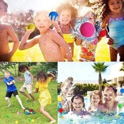 Jkapagzy Reusable Water Balls - Perfect Summer Toys For Pool And Backyard Fun, Water Balloons For Outdoor Games, Eco-Friendly Water Toys For Kids And Adults Boys And Girls -Folkmanis Toys Shop 610fX3kV8lL