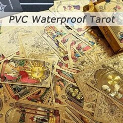VOVCAMLS Tarot Deck, Tarot Cards Deck With Guidebook 78 Tarot Cards Deck Set Divination Tarot Cards Classic Tarot Cards Deck Beginners And Expert Readers -Folkmanis Toys Shop 610nId1FgpL