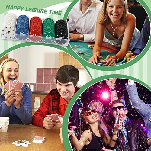 Jobazok Poker Chips Set, 100PCS Poker Chips In Cardboard Box, 11.5g Travel Poker Chips For Texas Holdem Blackjack Gambling 6 Jobazok Poker Chips Set, 100PCS Poker Chips In Cardboard Box, 11.5g Travel Poker Chips For Texas Holdem Blackjack Gambling - Image 4