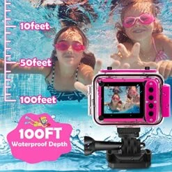 AILEHO Kids Camera For Kids Waterproof Underwater Camera For Kids Girls-1080P Kids Digital Action Camera-Kids Camcorder-Kids Selfie Video Camera Recorder-Girls Camera For Birthday Gift Present Toy -Folkmanis Toys Shop 613DxRJxzJL