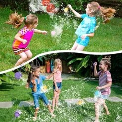 Water Balloons For Kids, Toffos Reusable Quick-fill Water Balls Outdoor Toys For Girls And Boys, Silicone Water Splash Bombs Balloons Toys For Yard/Pool Water Games Summer Fun Party 18 Pcs -Folkmanis Toys Shop 618BnYj0j5L