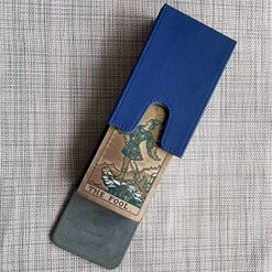 Black Lotus 80 Cards Capacity Tarot Storage Box PU Leather Oracle Organizer Case Game Double Layer Collection Flip Cover Holder (Blue), (tarot Box) -Folkmanis Toys Shop 618ibWVaUCL