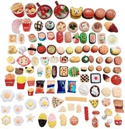 Anrher 100pcs Miniature Dessert Cake Mixed Resin Pastry Decoration Sets For Kids Doll House Pretend Play Kitchen Cooking Game Party Toys 19 Anrher 100pcs Miniature Dessert Cake Mixed Resin Pastry Decoration Sets For Kids Doll House Pretend Play Kitchen Cooking Game Party Toys -Folkmanis Toys Shop 618qaijuUhL. AC