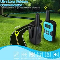 Walkie Talkies For Kids 3Pack Long Range: Toys For Boys Age 8-12 Year Old - Gifts For Girls 6-8 8-10 Walky Talky Children Christmas For Camping Hiking Outdoor Party -Folkmanis Toys Shop 619DH9C0keL