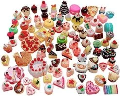 Anrher 100pcs Miniature Dessert Cake Mixed Resin Pastry Decoration Sets For Kids Doll House Pretend Play Kitchen Cooking Game Party Toys 17 Anrher 100pcs Miniature Dessert Cake Mixed Resin Pastry Decoration Sets For Kids Doll House Pretend Play Kitchen Cooking Game Party Toys -Folkmanis Toys Shop 619SdNLxAVL. AC