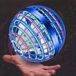 GENERIC TENSAI Flying Orb Ball 【2022 Upgraded】, LED Boomerang Ball, Beautiful Spinning Sphere, Flying Ball Toy, Fun Time With Family, Safe And Durable, Indoor And Outdoor, Flying Toy For Kids -Folkmanis Toys Shop 619s8e8CWfL. AC