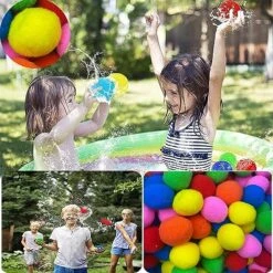 Reusable Water Balloons, 60 Pcs Outdoor Games, Water Toys For Kids And Adults Boys And Girls - Summer Toys Ball For Pool And Backyard -Folkmanis Toys Shop 61A8Xt50rxL