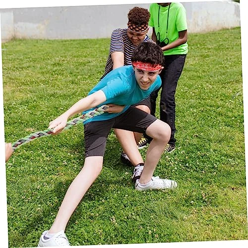 OSALADI Tug Of War Rope Family Games Tug Of War String Pull String Toy Jump Rope Dog Rope Toys Tug-of-war Game Rope Cloth Tug Of War Rope Twisted Tug Of War String Field Colorful Leash 5 OSALADI Tug Of War Rope Family Games Tug Of War String Pull String Toy Jump Rope Dog Rope Toys Tug-of-war Game Rope Cloth Tug Of War Rope Twisted Tug Of War String Field Colorful Leash - Image 3