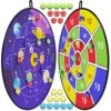 BooTaa 29" Large Dart Board For Kids, Kids Dart Board With Sticky Balls, Boys Toys, Indoor/Sport Outdoor Fun Party Play Game Toys, Birthday Gifts For 3 4 5 6 7 8 9 10 11 12 Year Old Boys Girls -Folkmanis Toys Shop 61B2Rnj7C6L
