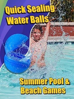 Water Balloon Toys To Relieve Summer Hot, Water Ball Launcher/Reusable Quick Sealing Splash Balls (Splash Balls) -Folkmanis Toys Shop 61B9qDdY8QL