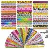 FUN LITTLE TOYS 72PCS Slap Bracelets For Kids, Party Favors Trinket Colorful Hearts Animal Print Design Retro Slap Bands Kid Birthday Gifts Prizes Treasure Box Goodies Pinata Fillers Classroom Rewards -Folkmanis Toys Shop 61C34VqZZVL