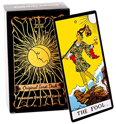 Vitacera Original Tarot Cards Deck With Guidebook & Linen Tarot Bag - Smith Classic Artwork, Traditional Standard Tarot Decks, Durable Tarot Cards Set For Beginners To Advanced 5 Vitacera Original Tarot Cards Deck With Guidebook & Linen Tarot Bag - Smith Classic Artwork, Traditional Standard Tarot Decks, Durable Tarot Cards Set For Beginners To Advanced - Image 3