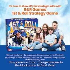 R&R Games 1st & Roll Strategy Game 10 R&R Games 1st & Roll Strategy Game -Folkmanis Toys Shop 61Ce20jYAGL