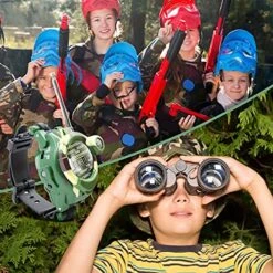 Walkie Talkies Watch, Spy Watch Army Toys For Kids Age 8-12, 7 In 1 Digital Watch Walkie Talkies, Two-Way Long Range Transceiver With Flashlight, Cool Spy Gadgets For Boy Girls -Folkmanis Toys Shop 61Cz1QJcQ4S