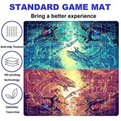 Sabermaster Card Rubber Mat - 2 Player, Square Playmat For Gamer 60x60cm/23.6x23.6inch (9) 18 Sabermaster Card Rubber Mat - 2 Player, Square Playmat For Gamer 60x60cm/23.6x23.6inch (9) -Folkmanis Toys Shop 61Ey3zIYvZL