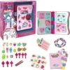 LDomet Magic Diary Treasure Hunt Playset With 12 Surprise Reveals, Creative Surprise Toys For Girls DIY Art Craft Kits, Birthday Gift For Girls Kids Ages 3-12 -Folkmanis Toys Shop 61IIEO0KsTL