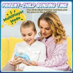 Zetawatt Quick Push Game For Kids 8-12,Pop Sensory Fidget Toys For Kids 6-12,Birthday Gifts For Boys And Girls - Light Blue -Folkmanis Toys Shop 61Im27YL0RL