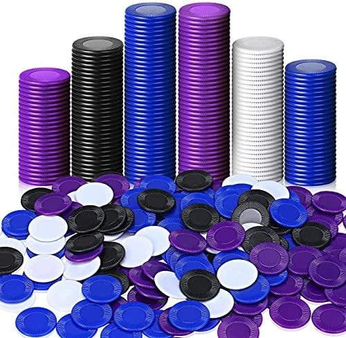 Skylety 400 Pieces Plastic Poker Chips Game Chips 4 Colors Counter Card For Kids Game Playing Learning Math Counting Bingo Game Blank Chips Card For Kids Reward 7 Skylety 400 Pieces Plastic Poker Chips Game Chips 4 Colors Counter Card For Kids Game Playing Learning Math Counting Bingo Game Blank Chips Card For Kids Reward - Image 5