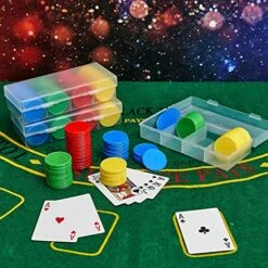 300 Pieces Plastic Poker Chips With Storage Box Counters Chip Poker Chips Set For Adults Poker Game Counters Kids Play Game Bingo Learning Math Counting 15 300 Pieces Plastic Poker Chips With Storage Box Counters Chip Poker Chips Set For Adults Poker Game Counters Kids Play Game Bingo Learning Math Counting -Folkmanis Toys Shop 61ItH5K6xrL