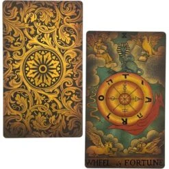 Tarot Cards With Guide Book, 78 Original PVC Waterproof Anti-Wrinkle Luxury Gold Foil Tarot Cards Deck Fortune Telling Game For Beginners&Expert Readers, Classic Tarot Deck Size 4.7" X 2.8" (Gold) 11 Tarot Cards With Guide Book, 78 Original PVC Waterproof Anti-Wrinkle Luxury Gold Foil Tarot Cards Deck Fortune Telling Game For Beginners&Expert Readers, Classic Tarot Deck Size 4.7" X 2.8" (Gold) -Folkmanis Toys Shop 61JdovJjsWL