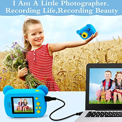 AILEHO Blue Kids Camera,Best Birthday Gifts And Christmas Toys For Boys Age 3 4 5 6 7 8 9, 2" Screen 1080p Children Digital Camera Allows Children To Retain Colorful Memorie,Complimentary 8G SD Card 4 AILEHO Blue Kids Camera,Best Birthday Gifts And Christmas Toys For Boys Age 3 4 5 6 7 8 9, 2" Screen 1080p Children Digital Camera Allows Children To Retain Colorful Memorie,Complimentary 8G SD Card - Image 2