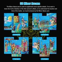 ACETOP Tarot Cards Set With Guide Book, 78 Original Tarot Cards Deck PVC Waterproof Classic Holographic Tarot Deck For Beginners & Expert, Fortune Telling Game With 7 Chakra Stones, Crystal Pendulum 11 ACETOP Tarot Cards Set With Guide Book, 78 Original Tarot Cards Deck PVC Waterproof Classic Holographic Tarot Deck For Beginners & Expert, Fortune Telling Game With 7 Chakra Stones, Crystal Pendulum -Folkmanis Toys Shop 61KRVPfGdHL