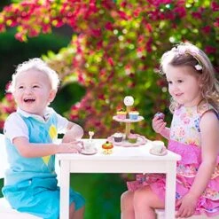 Imagination Generation Wood Eats! Scrumptious Cupcakes Dessert Set - 6 Colorful Cakes, Great For Baking Playsets, Play Kitchens And Play Food Toys -Folkmanis Toys Shop 61Kdx9ZS85L