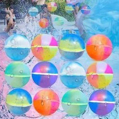 6 Pcs Reusable Water Balloons Magnetic Water Balls For Kids, Self Sealing Silicone Water Balloons Quick Fill, Water Games Toy Outdoor Activities Summer Fun Party Supplies (6PCS) -Folkmanis Toys Shop 61L4orwfpL. AC