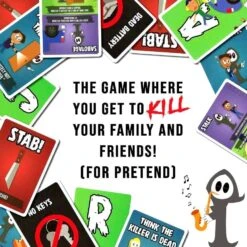 Rookie Mage Games Don't Get Stabbed!: The Party Game Where You Get To Kill Your Family And Friends (for Pretend). Exciting Adult Card Game For Horror Movie Fans! -Folkmanis Toys Shop 61Lu6B4DAlL