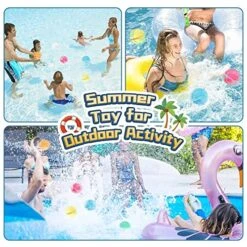 12 Pcs Reusable Water Balloons, Self Sealing Quick Fill, Water Bomb Splash Balls Rapid Fill Balloon With Storage Bag, Summer Toys Outdoor Games For Kids Adults Beach Pool Party 16 12 Pcs Reusable Water Balloons, Self Sealing Quick Fill, Water Bomb Splash Balls Rapid Fill Balloon With Storage Bag, Summer Toys Outdoor Games For Kids Adults Beach Pool Party -Folkmanis Toys Shop 61Lw9w3ChTL