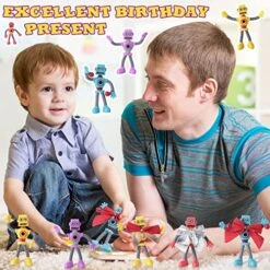 Fidget Toys Bendable Robot Figures Stress Relief Flexible Bendy Toys Robot Transforming Decompression Toys Robot Party Favors For Goody Bag Stuffers Goody Bags, Prizes, Pinatas, 4 Colors (32 Pcs) 12 Fidget Toys Bendable Robot Figures Stress Relief Flexible Bendy Toys Robot Transforming Decompression Toys Robot Party Favors For Goody Bag Stuffers Goody Bags, Prizes, Pinatas, 4 Colors (32 Pcs) -Folkmanis Toys Shop 61MWjgxi3fL