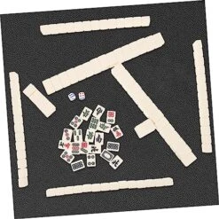 Alasum 1 Set Portable Mahjong Travel Chess Board Mini Chess Board Travel Toy Miniature Chinese Mahjong Game Family Board Game Mini Mahjong Set Travel Size Mahjong Set With Storage Box Box -Folkmanis Toys Shop 61NbBXvjk6L