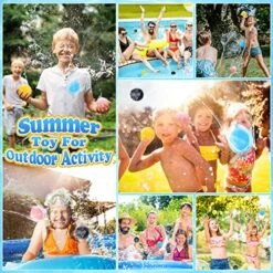 24 Pcs Water Balls,Water Balloons For Outdoor Toys And Games, Water Toys For Kids And Adults Boys And Girls - Summer Toys Ball For Pool And Backyard Fun -Folkmanis Toys Shop 61NiTWKxZqL