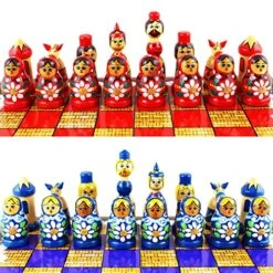 Chamomile Themed Chess Set - Wooden Chess Pieces In A Shape Of Matryoshka Dolls - Board Games For Adults - Wooden Chess Set - Handcrafted Chess Gifts 8 Chamomile Themed Chess Set - Wooden Chess Pieces In A Shape Of Matryoshka Dolls - Board Games For Adults - Wooden Chess Set - Handcrafted Chess Gifts -Folkmanis Toys Shop 61Pg1vB1qHL