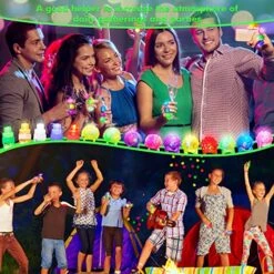 150 Pcs LED Light Up Rings Toys, LED Finger Lights, Flashing Bumpy Rings, Flash Ring Glow Rings, Colorful LED Rings For Birthday Bridal Shower Concert Wedding Party Favors Kids Gifts -Folkmanis Toys Shop 61PrfLIj0mL