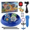 Bay Battling Top Burst | Burst Evolution Combination Series 4D | Set Of 4 Fighter Gyroscope 4D Fusion Model | 2 Launcher And 1 Beystadium