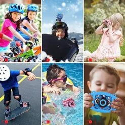 Waterproof Camera For, Upgraded 1080P HD Video Recorder Toddler Digital Camera With 32GB TF Card For Boys& Girls Toys Birthday Gifts -Folkmanis Toys Shop 61QOSibgknL