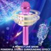 Ranphykx Bluetooth Karaoke Wireless Microphone For Kids, Hottest Birthday Presents Toys For 9 10 11 12 Years Old Boys Girl (Hot Pink) 2 Ranphykx Bluetooth Karaoke Wireless Microphone For Kids, Hottest Birthday Presents Toys For 9 10 11 12 Years Old Boys Girl (Hot Pink) -Folkmanis Toys Shop 61QZuCSLy9L