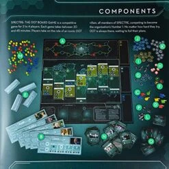 Spectre The Board Game | Spy Vs. Spy On The James Bond Movies For Adults And Kids | Ages 14+ | 2-4 Players | Average Playtime 20-45 Minutes | Made By Modiphius Entertainment -Folkmanis Toys Shop 61R01zhw6xL