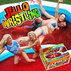 Bulk JELLO WRESTLING Kit 100 Gallon Package! GREEN Jelly Wrestling Mix. Just Add Water To A Jello Pool To Make A Jello Wrestling Ring. Easy Set Wrestling Jello For Fundraisers, Tug O War & Party Games 16 Bulk JELLO WRESTLING Kit 100 Gallon Package! GREEN Jelly Wrestling Mix. Just Add Water To A Jello Pool To Make A Jello Wrestling Ring. Easy Set Wrestling Jello For Fundraisers, Tug O War & Party Games -Folkmanis Toys Shop 61RPBQRdU8L. AC