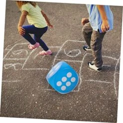 TOYANDONA Fuzzy Dice Outdoor Toys Oversized Foam Dice Game Props Blue Outdoor Kids Toys Dice Bulk -Folkmanis Toys Shop 61Rsq4p63ZL
