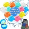 GENERIC 【12 PCS】2023 Newest Reusable Water Balloons For Kids Adults, Self-Sealing Silicone Water Ball With Mesh Bag, Summer Outdoor Toys Pool Toys Party Toys Easy Activities Fun Outside Games Ballons -Folkmanis Toys Shop 61S7sqUVivL