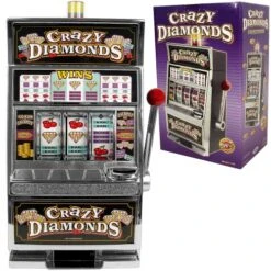 RecZone Crazy Diamonds Slot Machine Bank - Authentic Replication 7 RecZone Crazy Diamonds Slot Machine Bank - Authentic Replication -Folkmanis Toys Shop 61TshdTQV1L