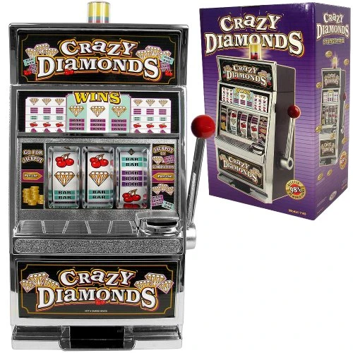 RecZone Crazy Diamonds Slot Machine Bank - Authentic Replication 5 RecZone Crazy Diamonds Slot Machine Bank - Authentic Replication - Image 3