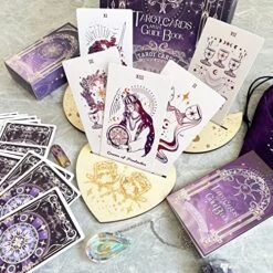 TIRLANO Original Purple Tarot Cards - Tarot Cards With Guidebook - Tarot Deck With Wooden Tarot Card Holder, Velvet Tarot Bag, Chakra Crystal Stones - Tarot Cards For Beginners & Experts(Gift Box Set) -Folkmanis Toys Shop 61U8WnJ8CGL
