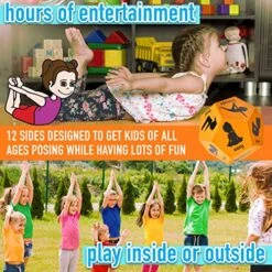 Covelico Fun Kids Yoga - Yoga Cards For Kids And Yoga Dice For Kids - Physical Education Equipment And Classroom Exercises - Yoga Games For Children, Kids Fitness 14 Covelico Fun Kids Yoga - Yoga Cards For Kids And Yoga Dice For Kids - Physical Education Equipment And Classroom Exercises - Yoga Games For Children, Kids Fitness -Folkmanis Toys Shop 61Uc533oW6L