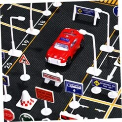 Ibasenice 224 Pcs Equipment Toy Bricks Toys Boys Signs Sand Outdoor Christmas Play Mini Building Toytraffic Supplies Sign Tape Children Cones Warning Favors Signal Boy With LED Pretend -Folkmanis Toys Shop 61V4bgccniL